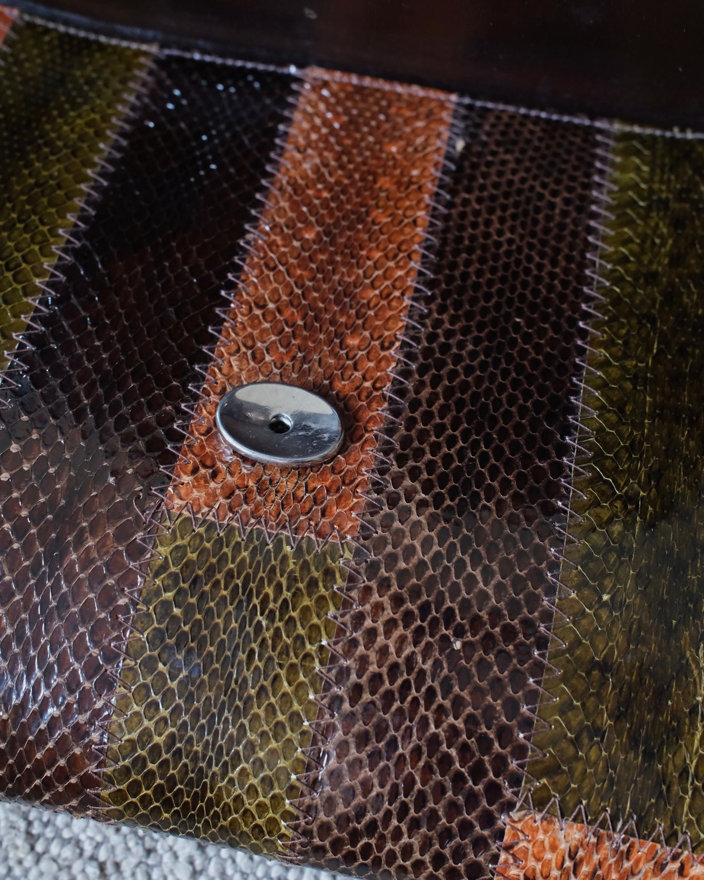 Snakeskin 70s Handbag