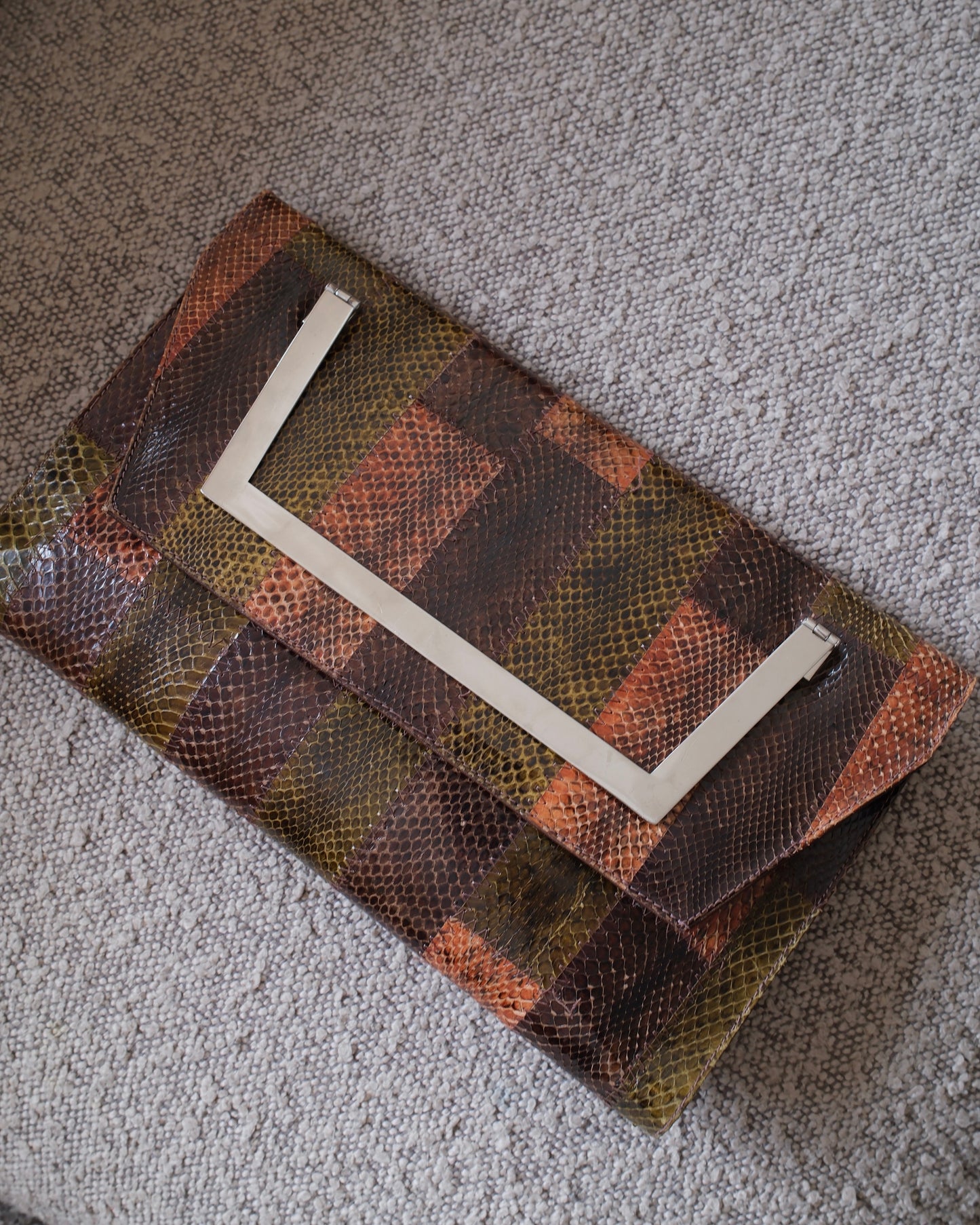 Snakeskin 70s Handbag