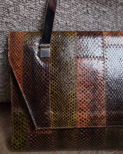 Snakeskin 70s Handbag