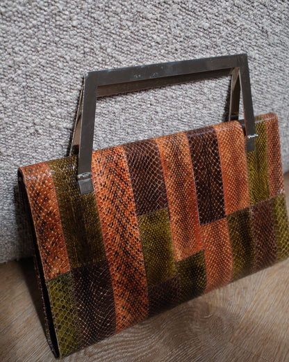 Snakeskin 70s Handbag