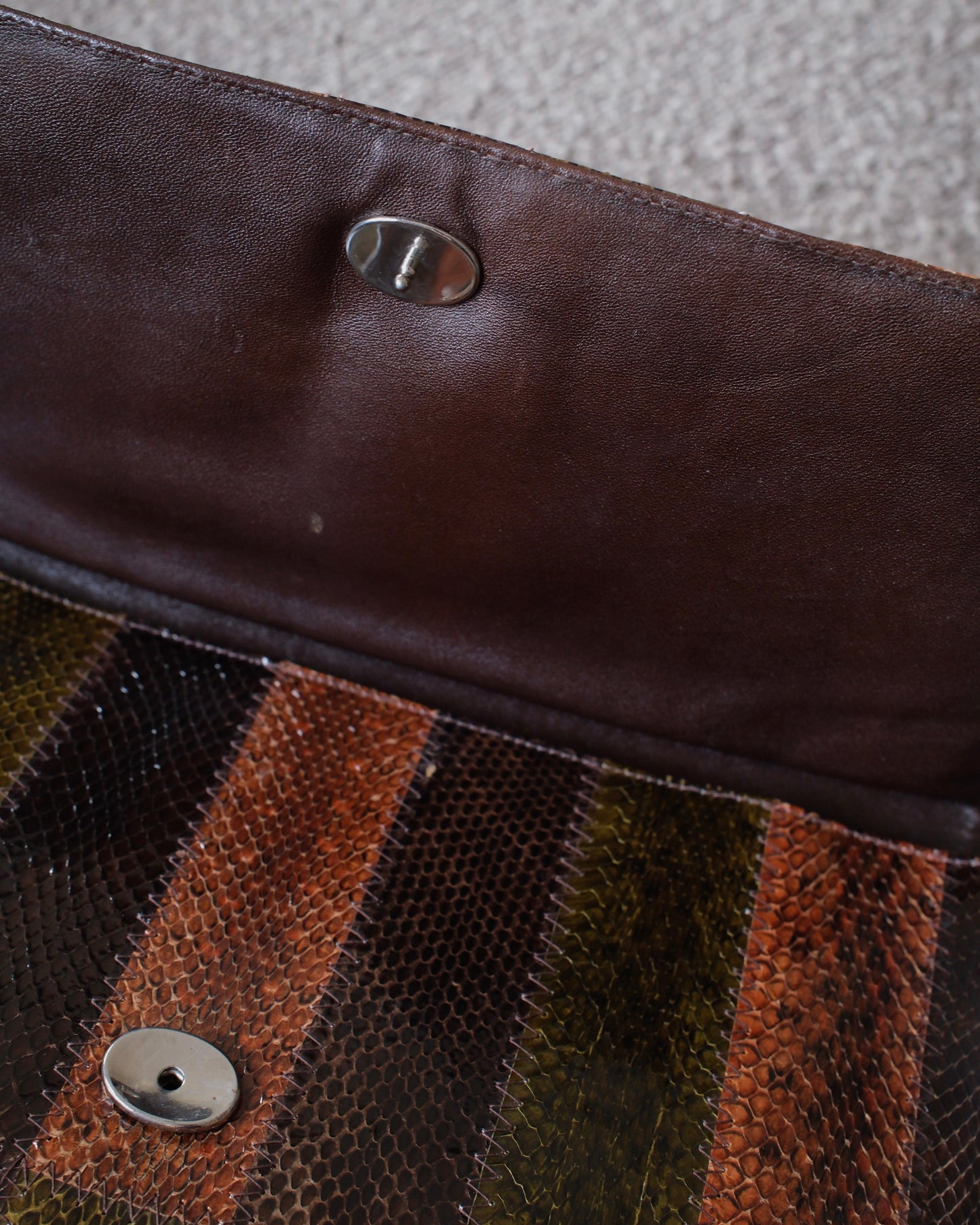 Snakeskin 70s Handbag