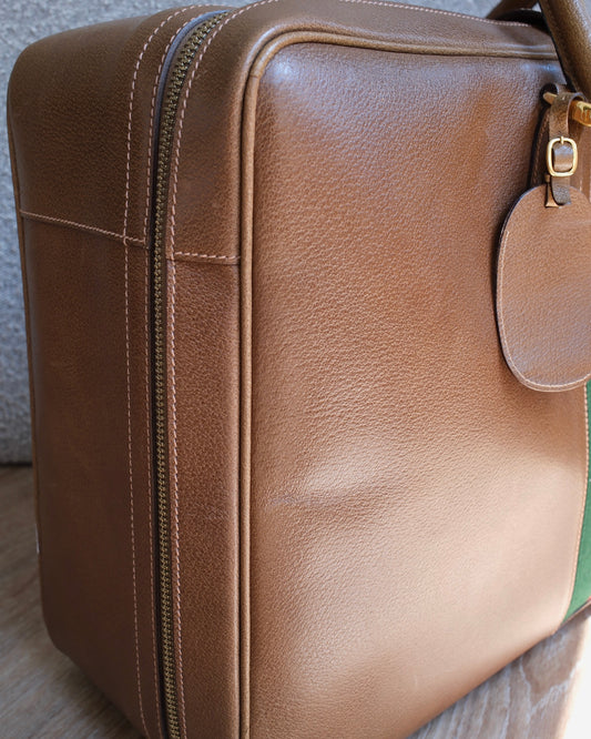 Vintage Gucci Web Suitcase