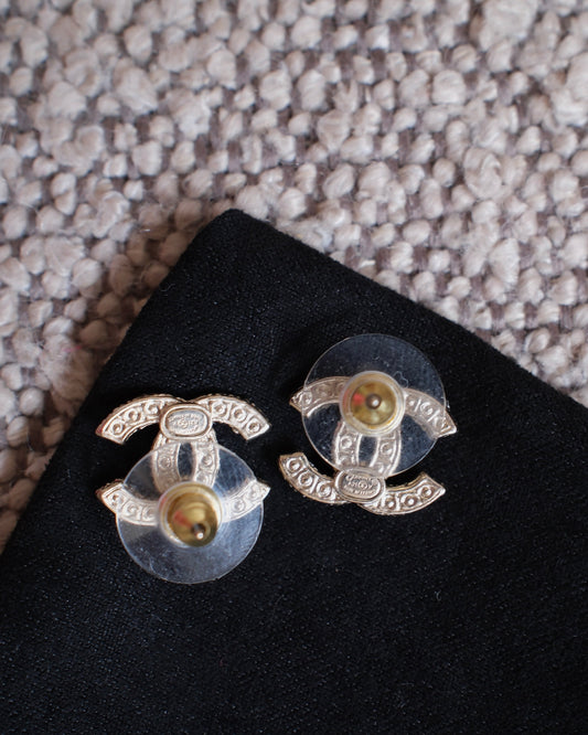 Chanel Pearl Earrings